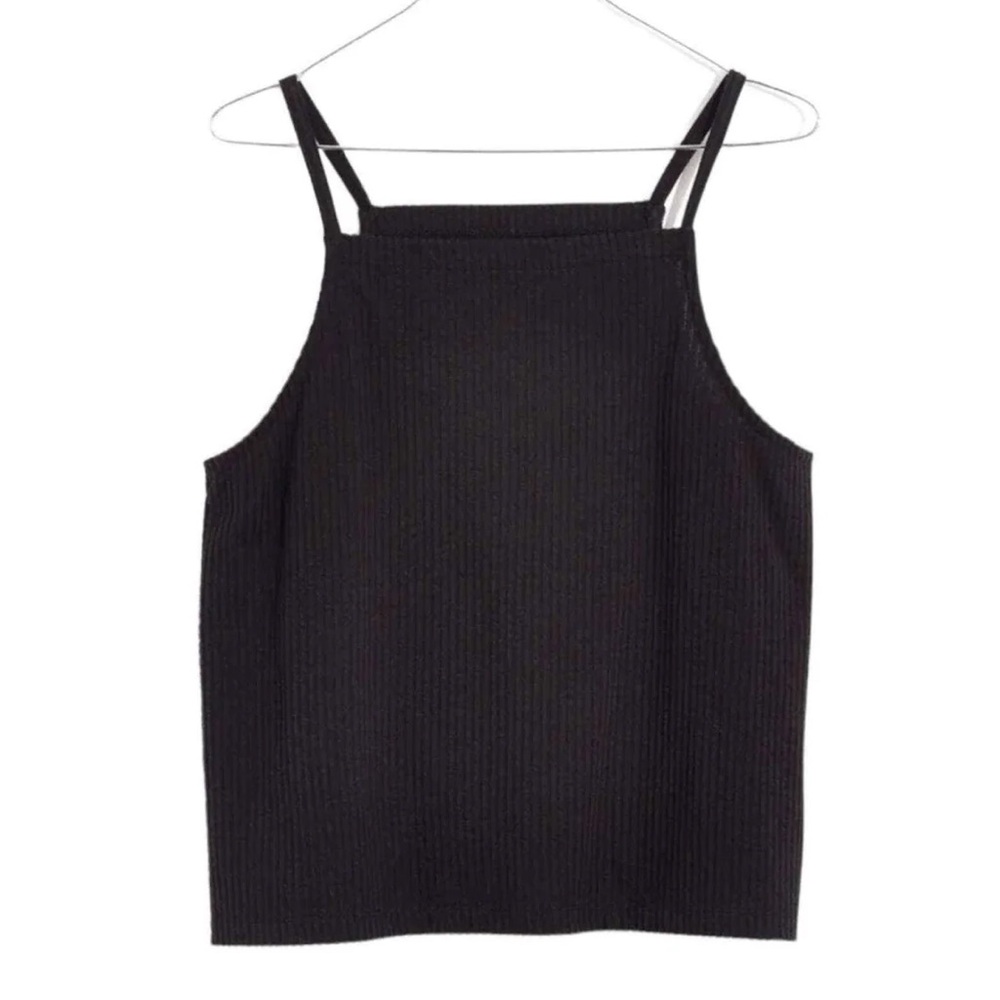 Madewell Seersucker Apron Tank